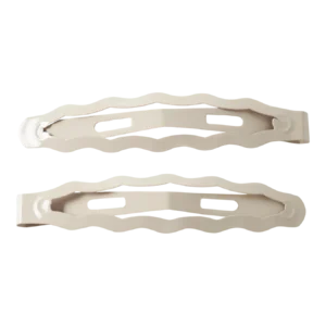 Meisjes haarclips 2-pack oxford tan – Lil’ Atelier Hair Clips