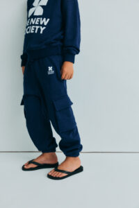 Logo jogger Indigo Denim