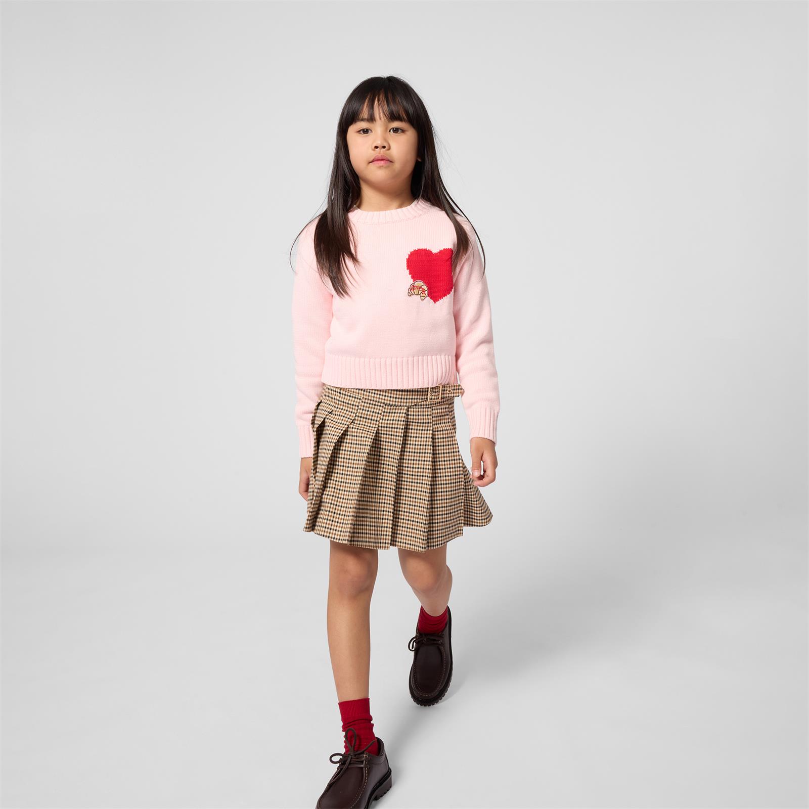 kids around pullover roze