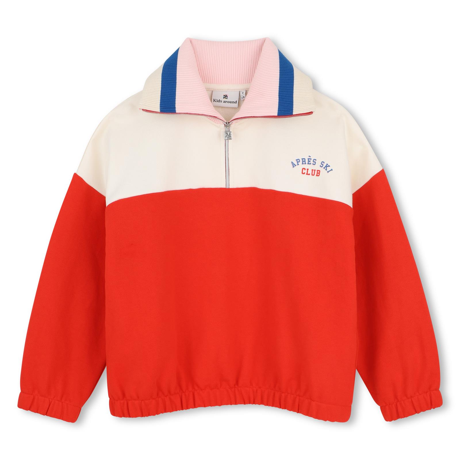 Kids Around sweatshirt rood multi