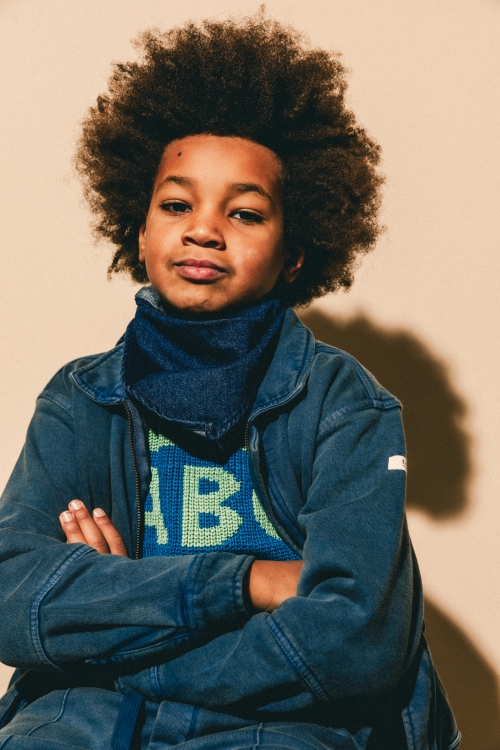 Labo de Colores bomberjack jongens sweat denim