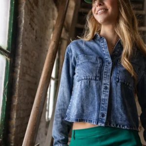 Denim Lyocell Blouse
