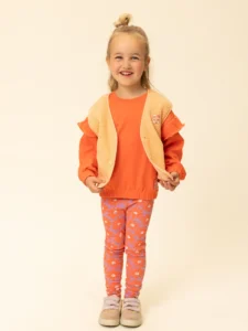 Meisjes Sweater Oranje ´Amor es la Revolución´