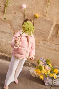 Louise Misha meisjes Salia ribgebreide knitbroek