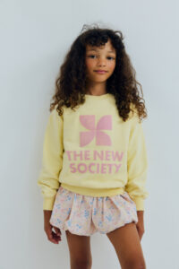 Logo Sweater Soft Lemon - The New Society