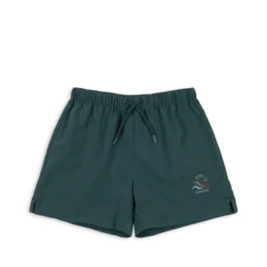konges slojd donkergroene korte broek acty solid shorts