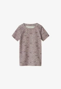 Name It Meisje T-shirt Purple Dove met Libellenprint