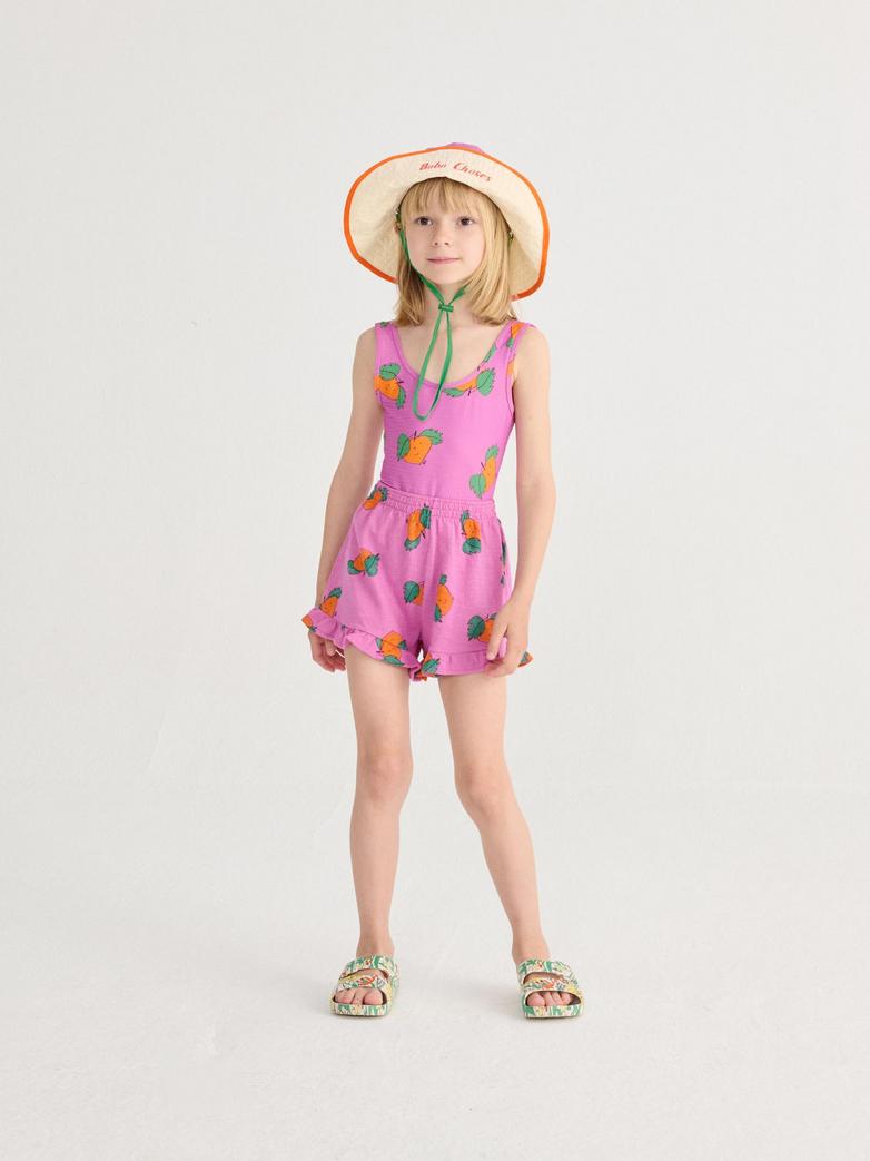 Paarse Bobo Choses shorts met ruches detail