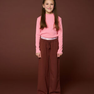 Rib Turtle Neck Rose primary