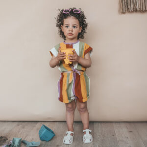 Meisjes jumpsuit gestreept – Salted Stories