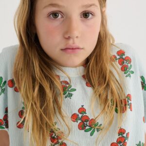 Juicy Tomatoes cropped T-shirt meisjes Bobo Choses