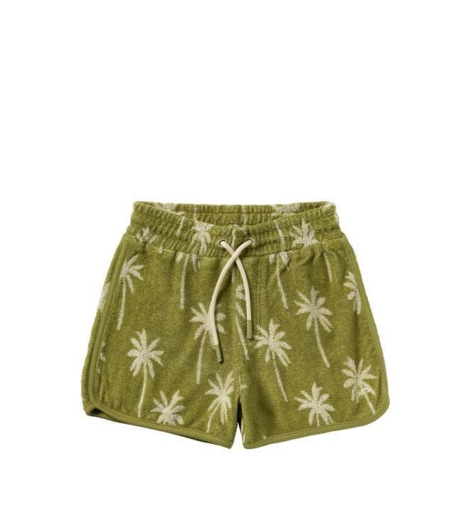 Salted Stories Beach Palms korte broek iguana