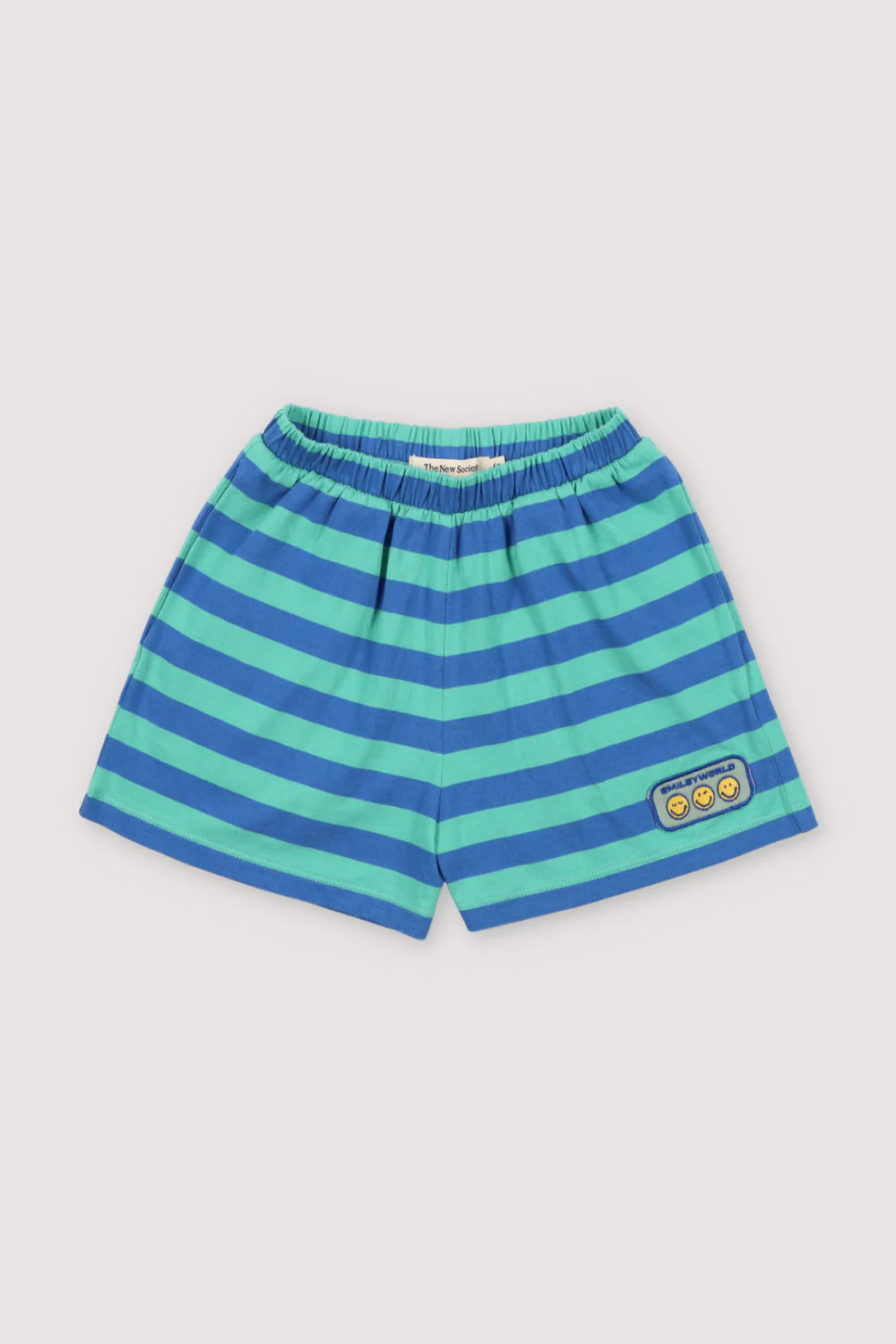 Smiley_Shorts-Stripes_Cobalto_Front