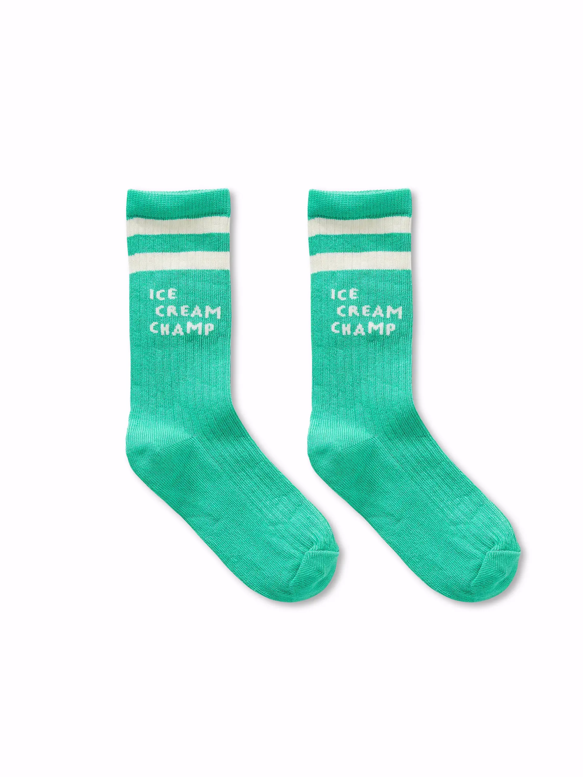 Socks ice cream champ jade green Jade green primary