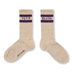 Sport Socks Beige-Purple primary