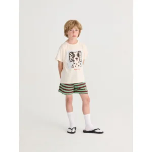 Striped Shorts Green Bobo Choses