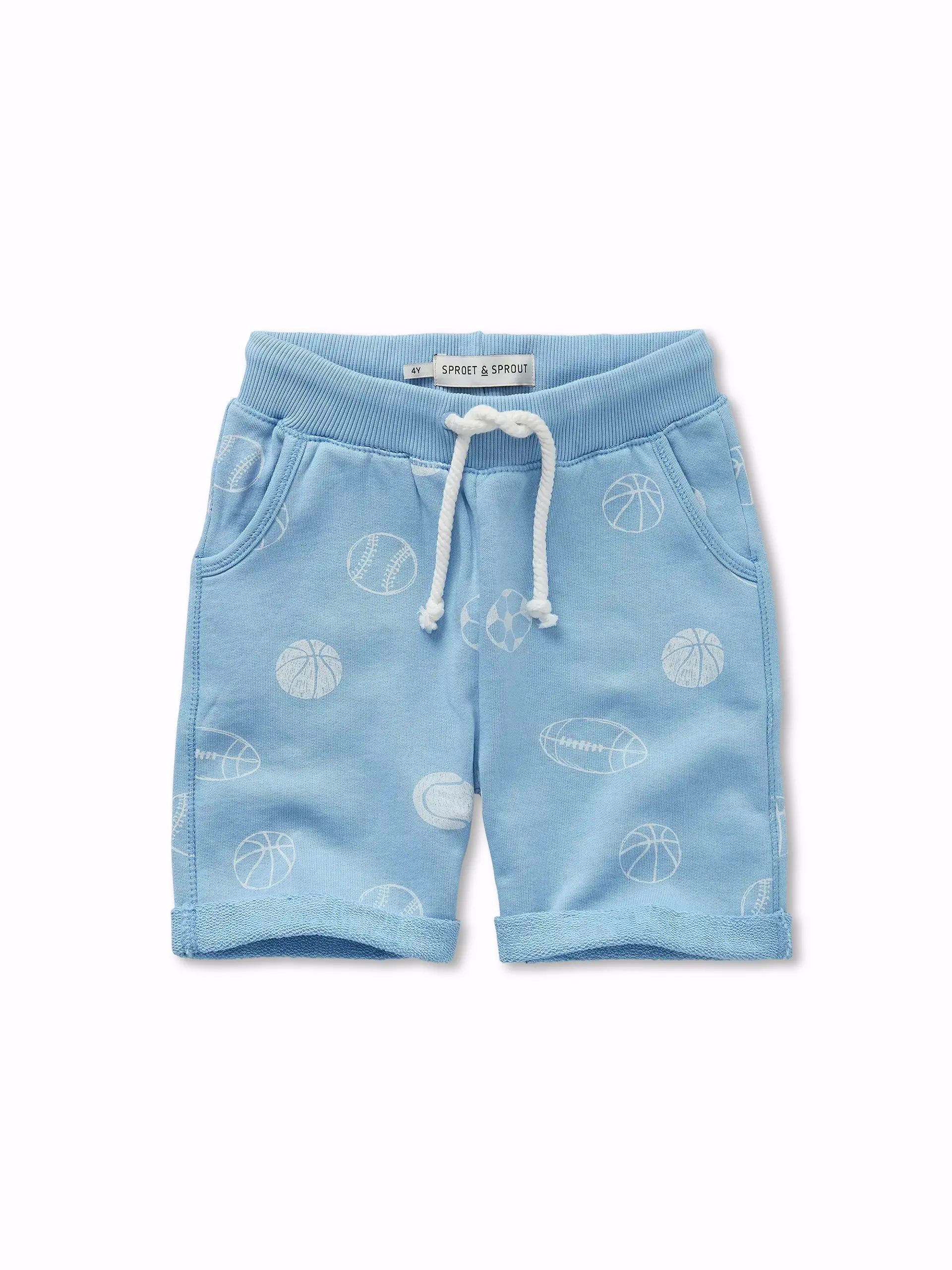 Sweat shorts balls print Forever blue primary