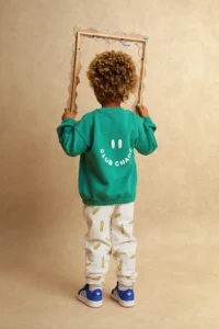 Sproet en Sprout Sweatshirt Club Chaos Green Deep Green