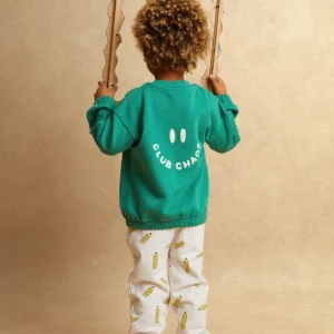 Sproet en Sprout Sweatshirt Club Chaos Green Deep Green
