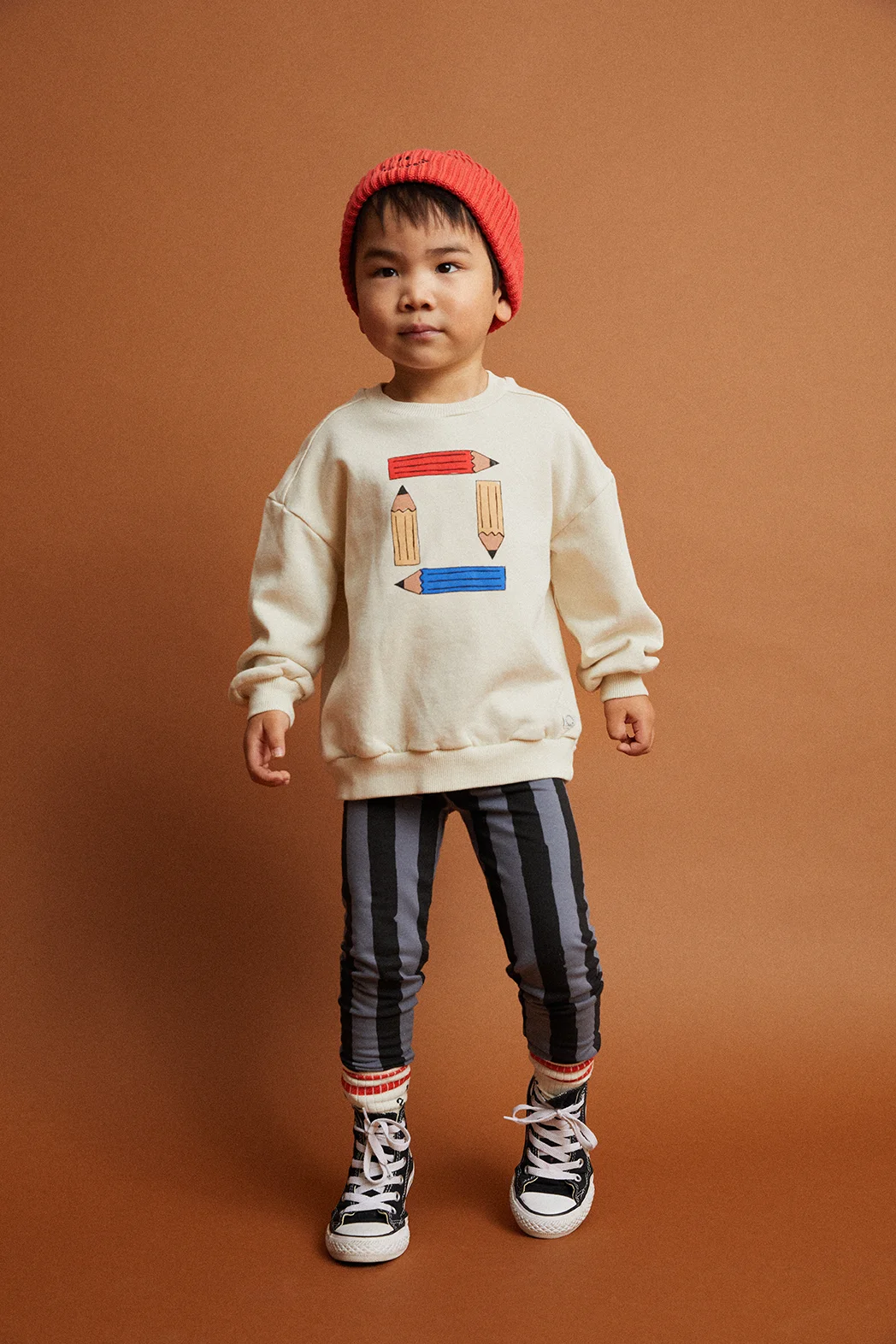 Sweatshirt Pencils Ivory 2