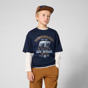 Timberland t-shirt blauw