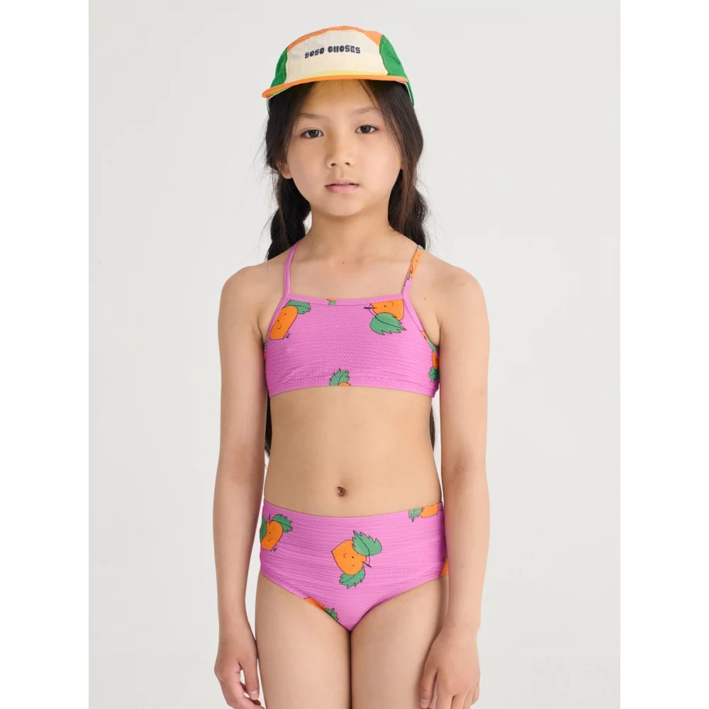 Tangerine All Over Bikini Kids Bobo Choses