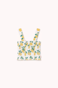 Tiny Cottons oranges smock top