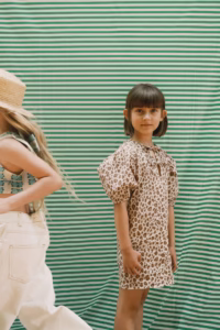Tiny Cottons animal print bows dress