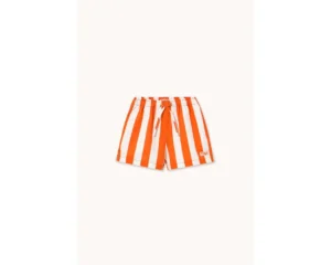 Tiny Cottons Summer Red Stripes Twill Shorts
