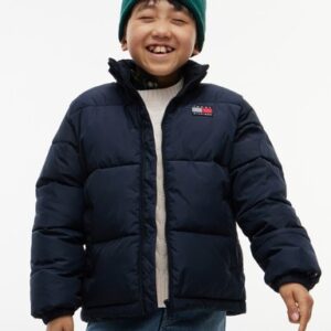Tommy Hilfiger jongens puffer jas dark blue marineblauw