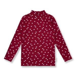 Petit Blush turtle neck Hearts