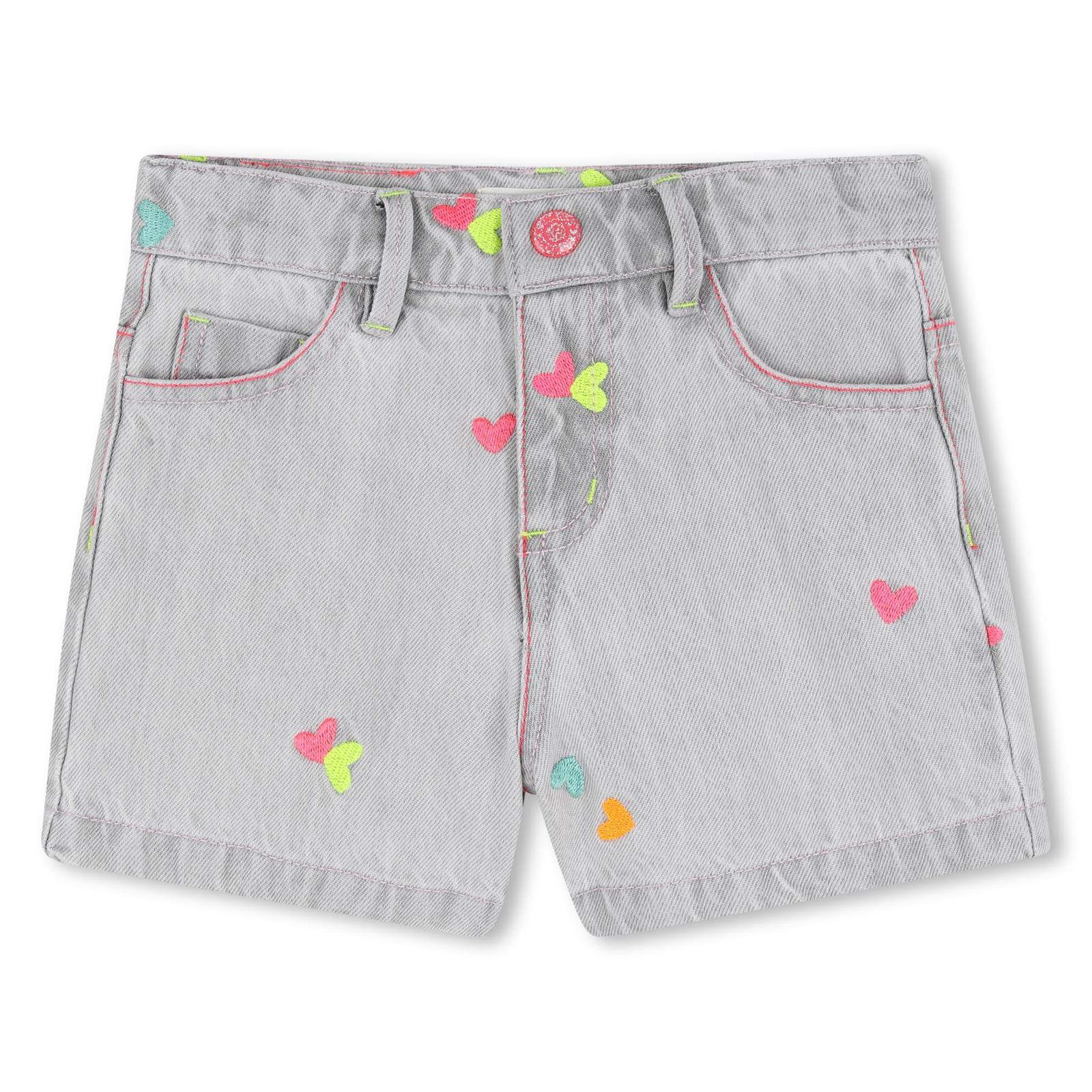 Grijze broek met kleurrijke harten