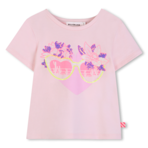 Meisjes T-shirt glitter en pailletten – Billieblush