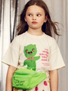 Alien t-shirt uniseks van biologisch katoen
