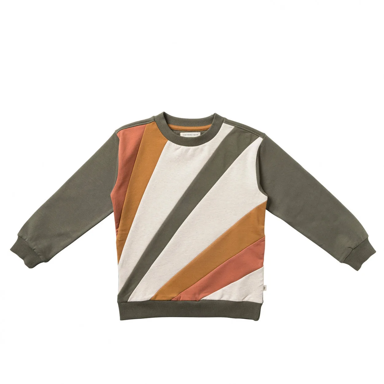 Mitch colourblock sweater Your Wishes met kleurvlakken