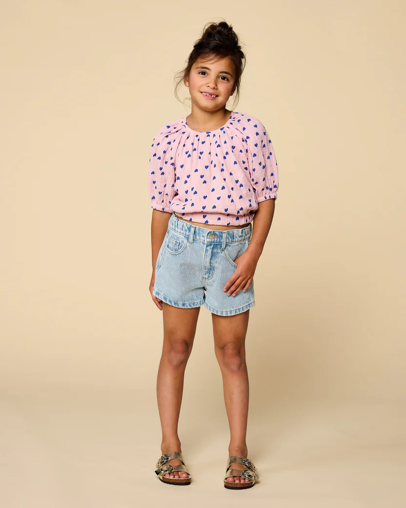 Zomerse meisjes jeans short katoen