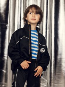 Ritzratz patch tracksuit jacket black uniseks