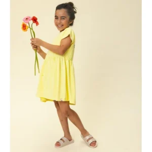LOOXS Little | Terry Dress Lemon