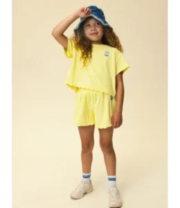 LOOXS Little | Terry Shorts Lemon