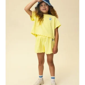 LOOXS Little | Terry Top Lemon