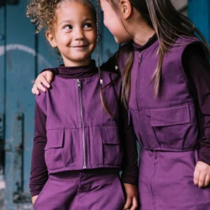 Jacky Sue Belle Vest Deep Burgundy bordeaux