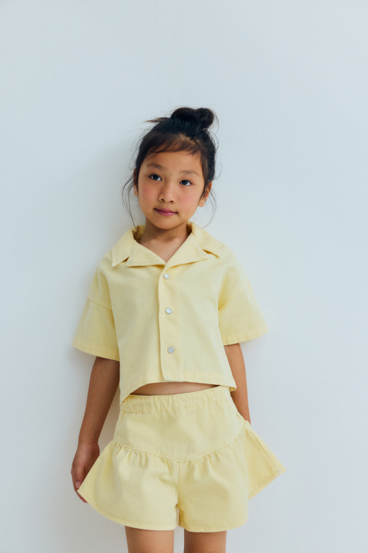 bellis short soft lemon meisjes short the new society