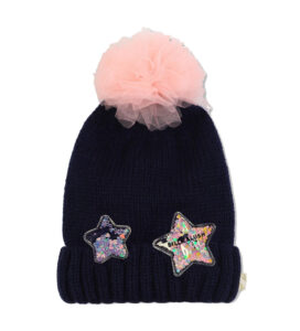 Billieblush muts donkerblauw met confetti