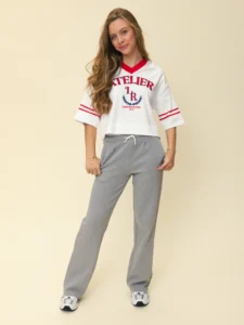 Sweat pants straight leg grey melee  Looxs Teens