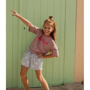 Denim Short Bleach Hearts – Looxs Little