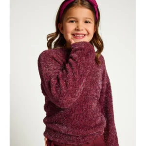 LOOXS REVOLUTION Little lurex knit ruby red