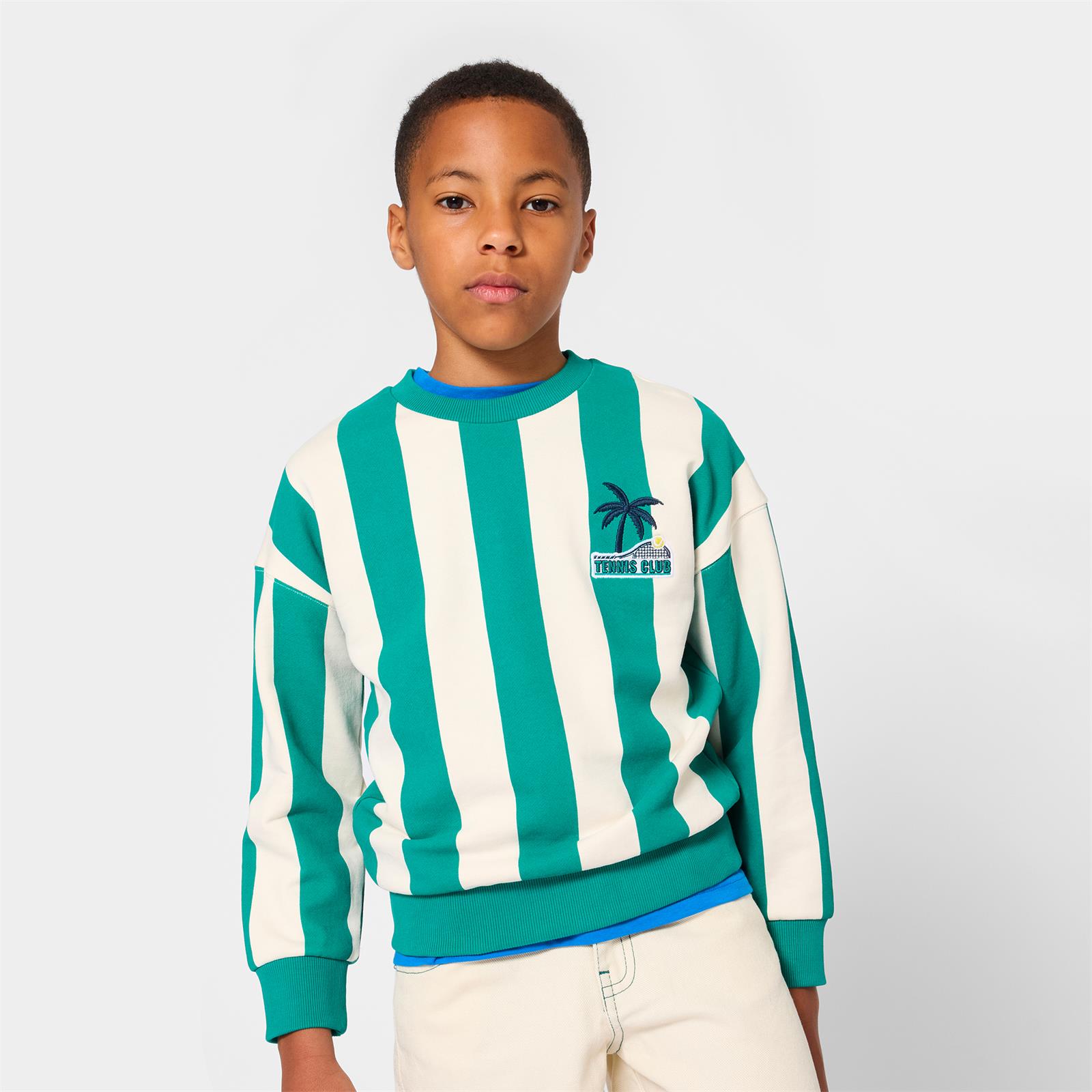 gestreepte jongens sweatshirt fleece