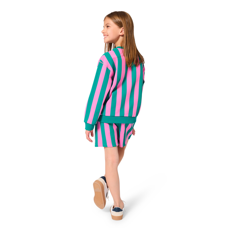 gestreepte meisjes short sportief