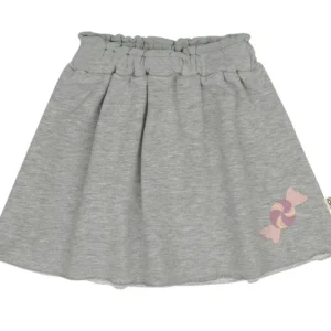 House of Jamie meisjes skater skirt grey melange grijs