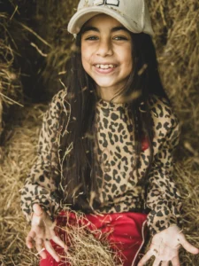 Meisjes sweater leopard print Jungle Fever
